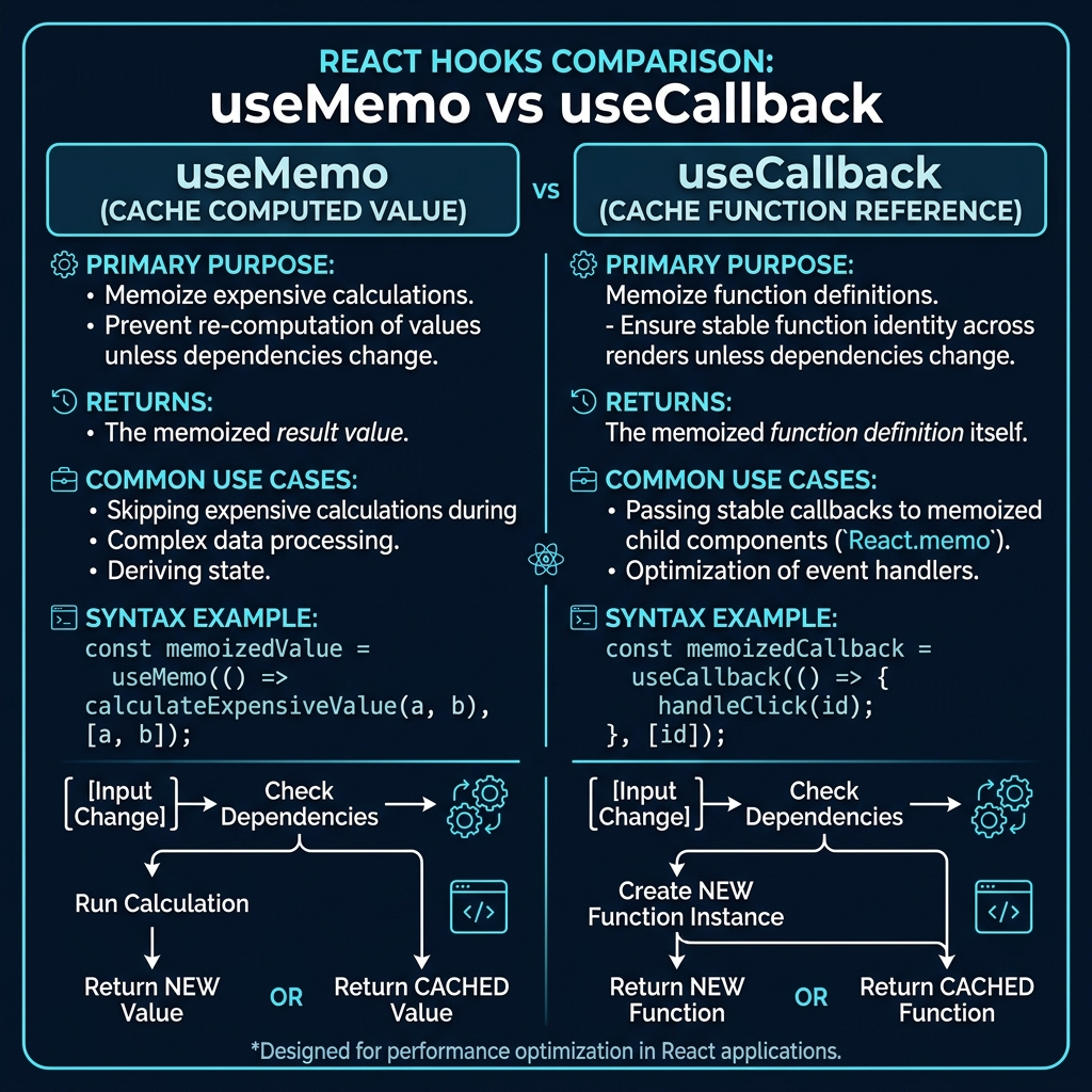 Comparativa de useCallback y useMemo